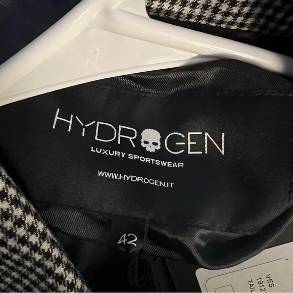 HYDROGEN Men Plaid Vest Made In Italy - Picture 6 of 6